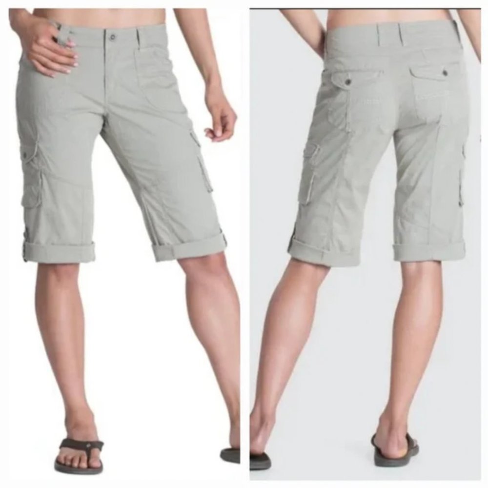 KUHL Kontra Convertible Capri/Bermuda Shorts in Light Gray 12